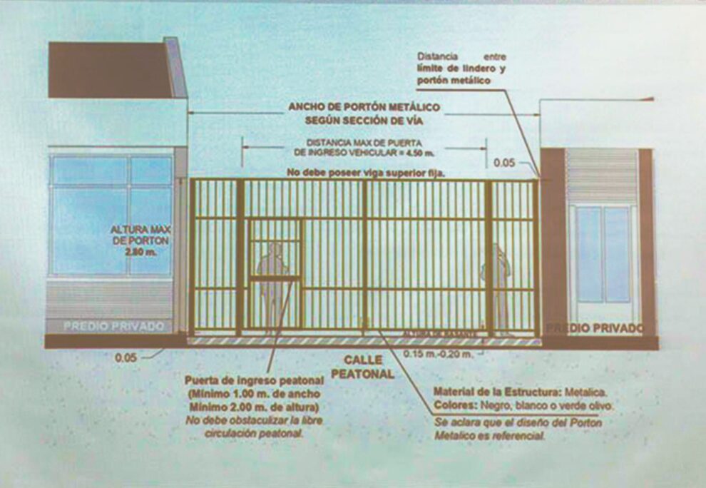 La regularización de rejas en las vías públicas ha sido publicada en el Registro Oficial.