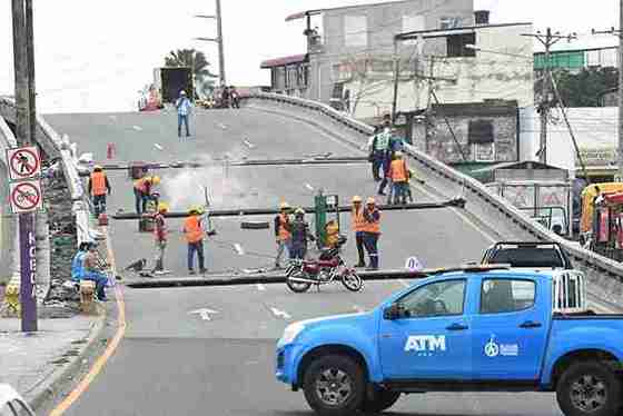 El paso elevado de la Av. 25 de Julio está cerrado desde el 15 de enero y se reabrirá el 15 de febrero.