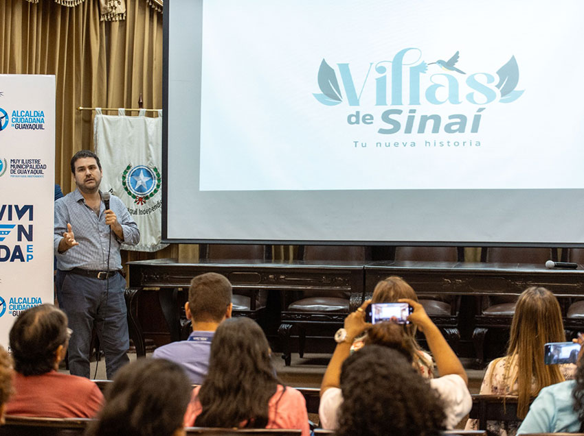 La Empresa Pública Municipal de Vivienda socializó el proyecto habitacional Villas de Sinaí.