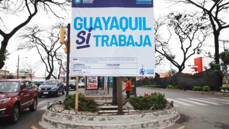 Desde el 2 de enero se ejecuta la segunda fase de esta obra que aliviará el tránsito en el norte de Guayaquil.