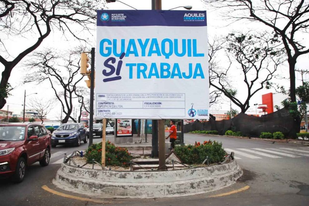 Desde el 2 de enero se ejecuta la segunda fase de esta obra que aliviará el tránsito en el norte de Guayaquil.