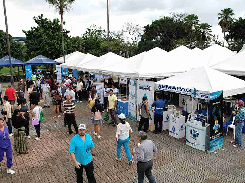 Gran acogida tuvo la VIII Feria Ciudadana y Gastronómica en Guayaquil realizada en el Parque Forestal.