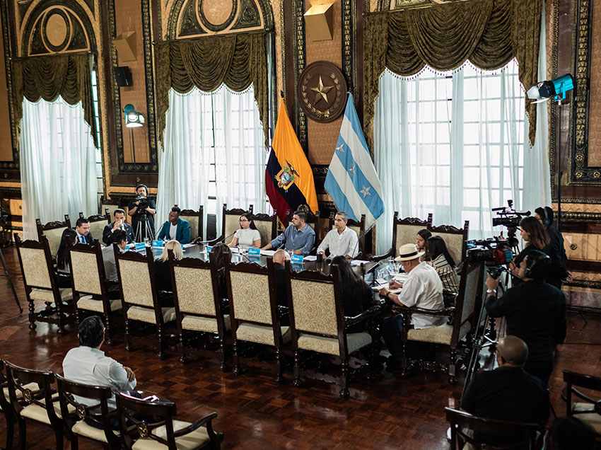 La Alcaldía de Guayaquil continúa realizando acciones.