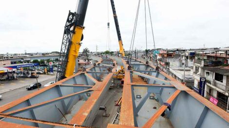 La construcción de la solución vial en la Av. 25 de Julio