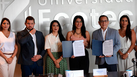 EMAPAG y la Universidad ECOTEC suscriben convenio en favor de la comunidad estudiantil.