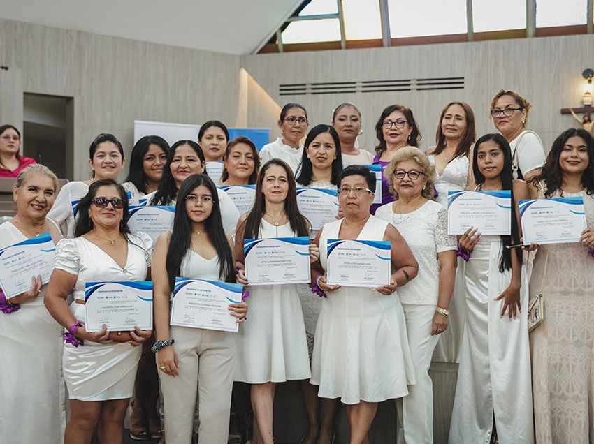 166 mujeres adquirieron habilidades prácticas.