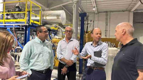 La delegación del Banco Mundial realiza una visita a la Planta de Tratamiento de Aguas Residuales Las Esclusas.