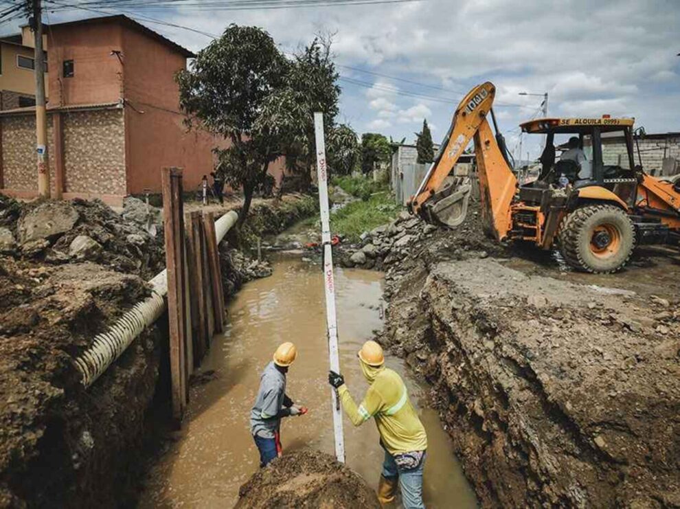 Los ductos cajón beneficiarán a 5.000 habitantes de la cooperativa Sergio Toral.