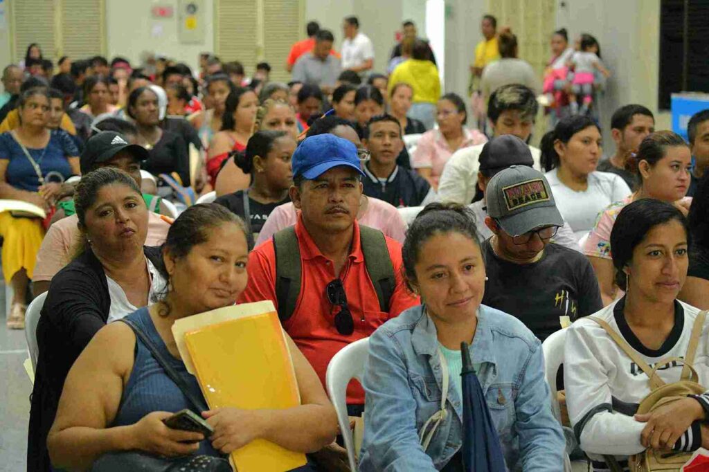 La asistencia de los moradores de Ciudad de Dios fue masiva. 