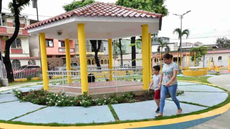 Los parques representan una contribución al bienestar de los moradores de estos sectores.