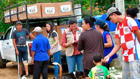 El Municipio de Guayaquil brindó asistencia a las familias de la parroquia Chongón.