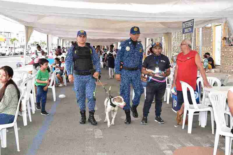 Agentes de Segura EP resguardaron el lugar.