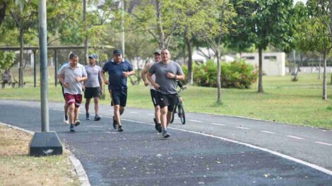 Atletismo en Parque Samanes