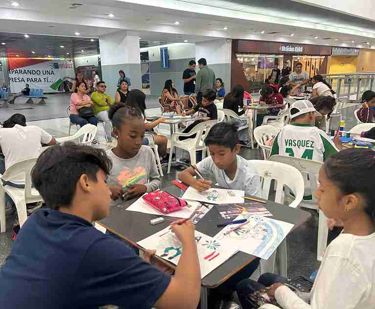 Los niños tuvieron un espacio lúdico y educativo para expresarse libremente a través del arte.