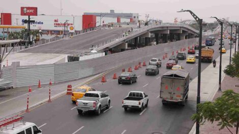 El nuevo paso elevado de la Av. de Las Américas