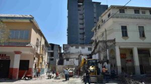 Culminó la demolición del edificio Fantasía