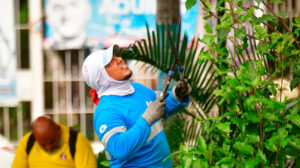 Guayaquil impulsa el mantenimiento de más de 200 parques y áreas verdes en el sur de la ciudad