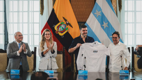 La presentación del Guayaquil Food Show se realizó en el Salón de la Ciudad con la presencia del alcalde Aquiles Alvarez