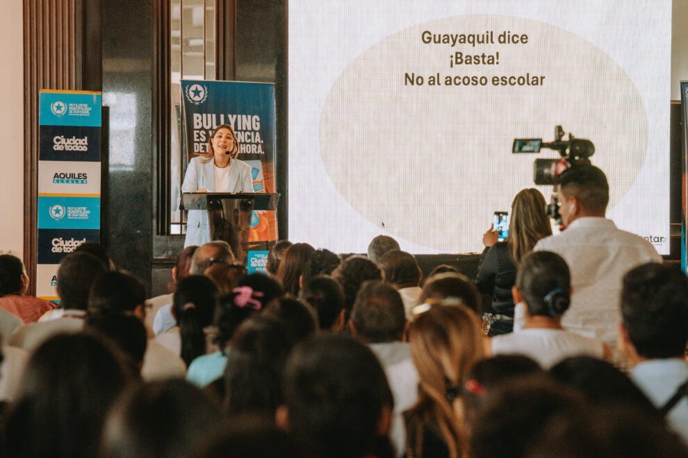 La presentación de la campaña se realizó en el ex Club de la Unión, en el centro de Guayaquil.