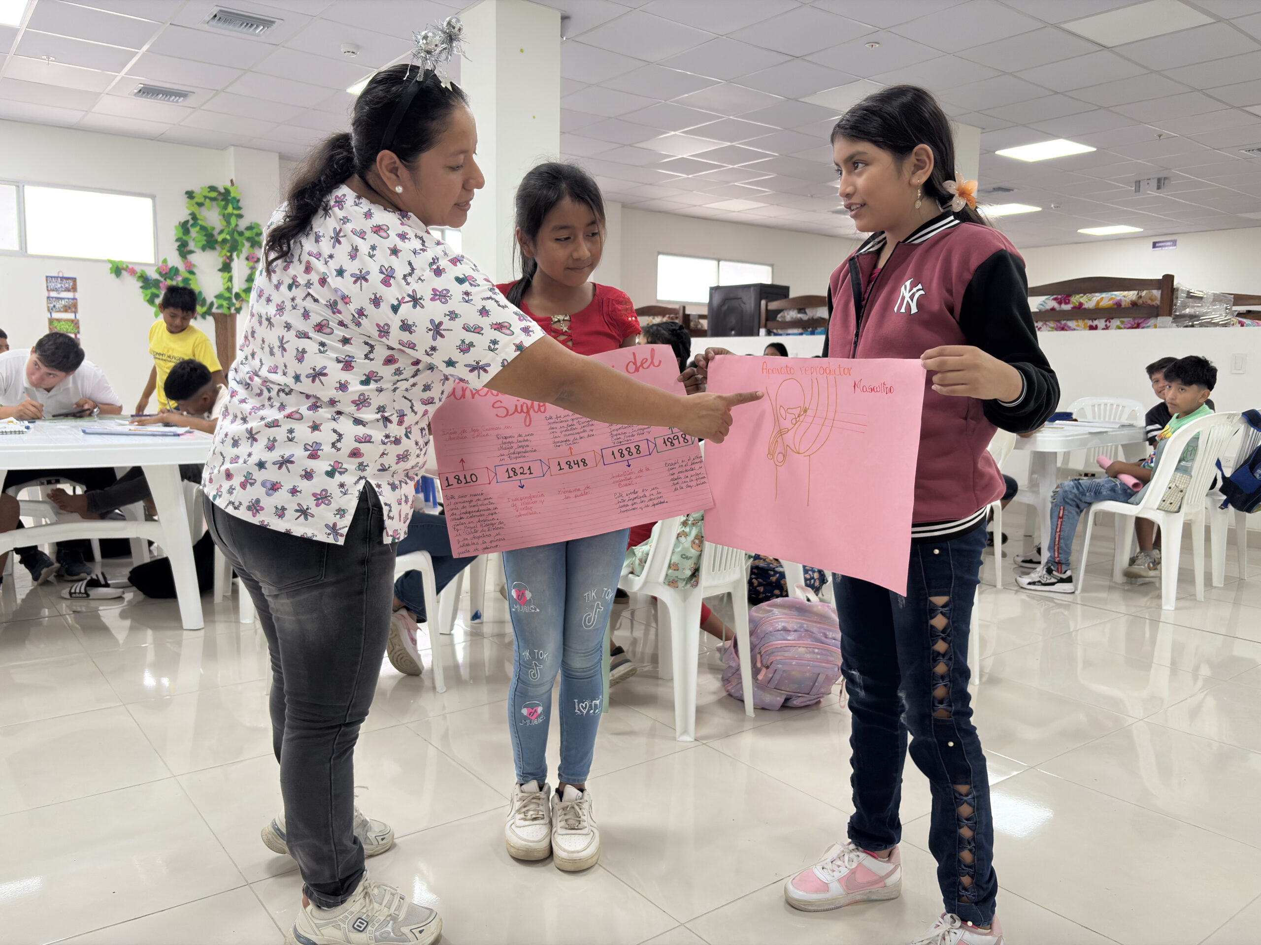 El Centro de Tareas y Nivelación es gratuito y beneficia a 50 niños y jóvenes de isla Puná.