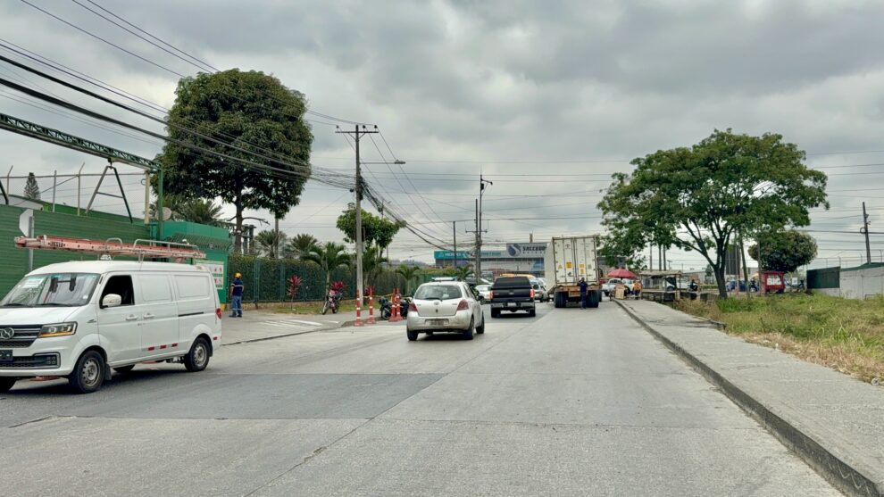 El Municipio de Guayaquil realizará dos proyectos pluviales en la Av. Gustavo Noboa Bejarano.