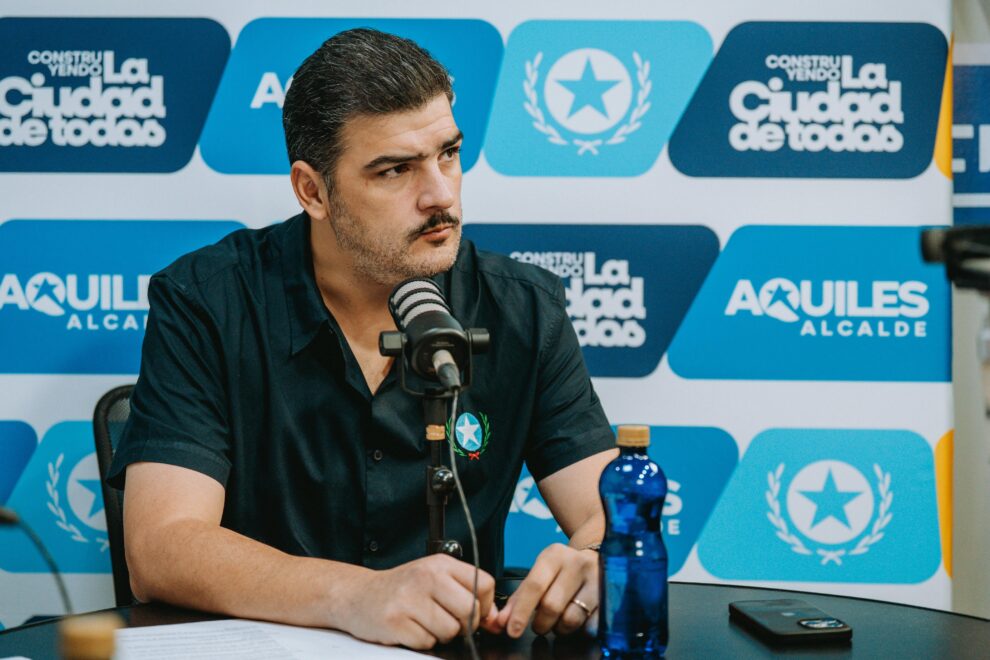 El alcalde Aquiles Alvarez se refirió al paro nacional en su enlace de este miércoles 1 de octubre de 2025.