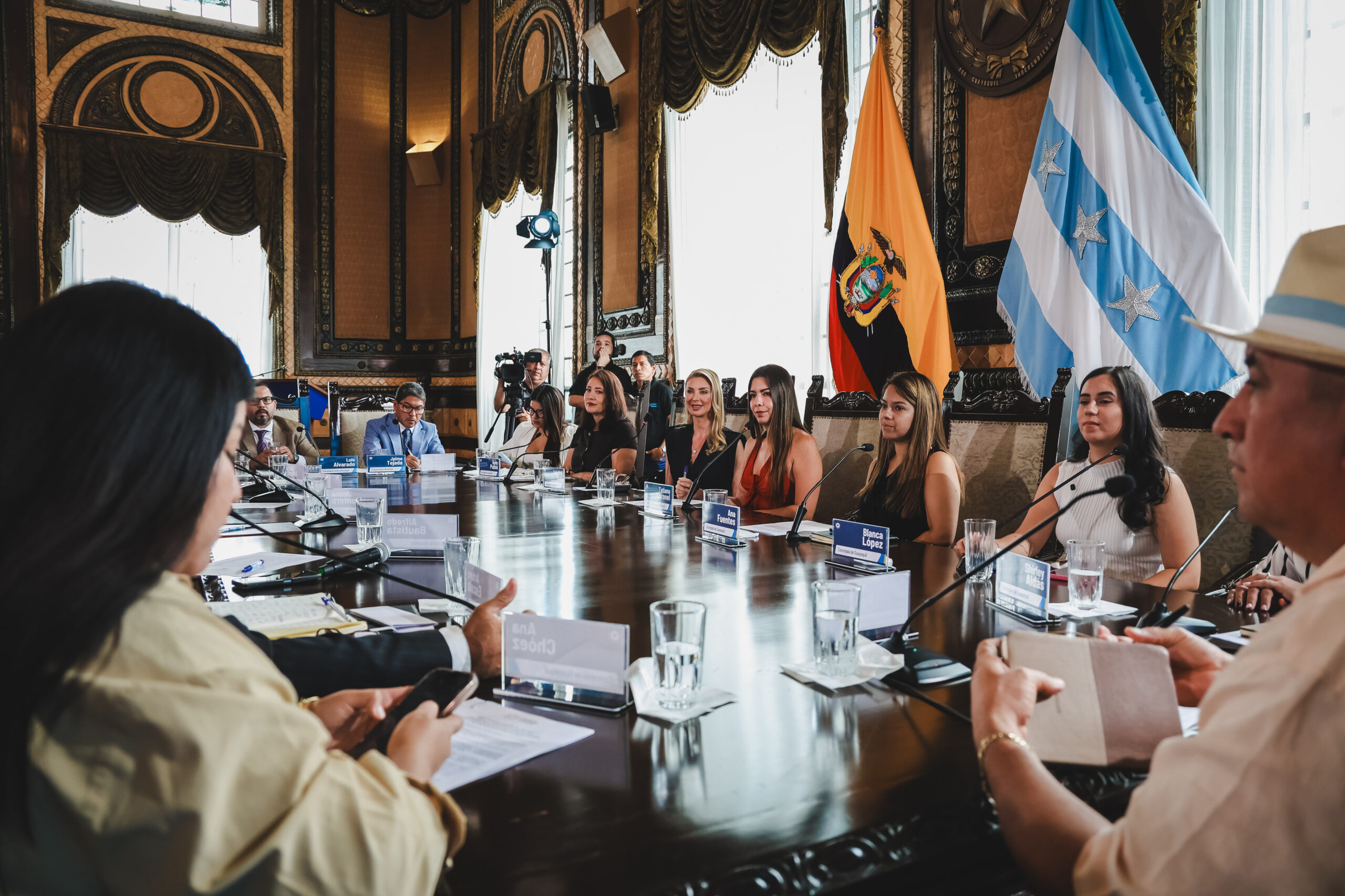 La sesión 136 del Consejo Cantonal se realizó este jueves 23 de octubre en el Salón de la Ciudad.